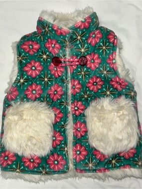 Matilda Jane Clear Day Once Upon a Time reversible vest sz 2T EUC